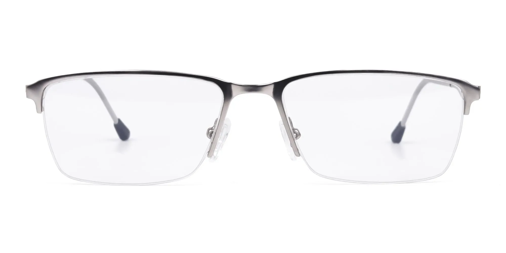 T2703H/1 - Gunmetal Rectangular Shape Glasses Frames