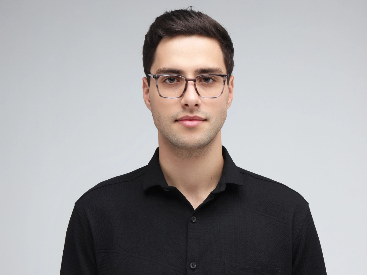 Crystal Grey Marble Square Sunglasses-41