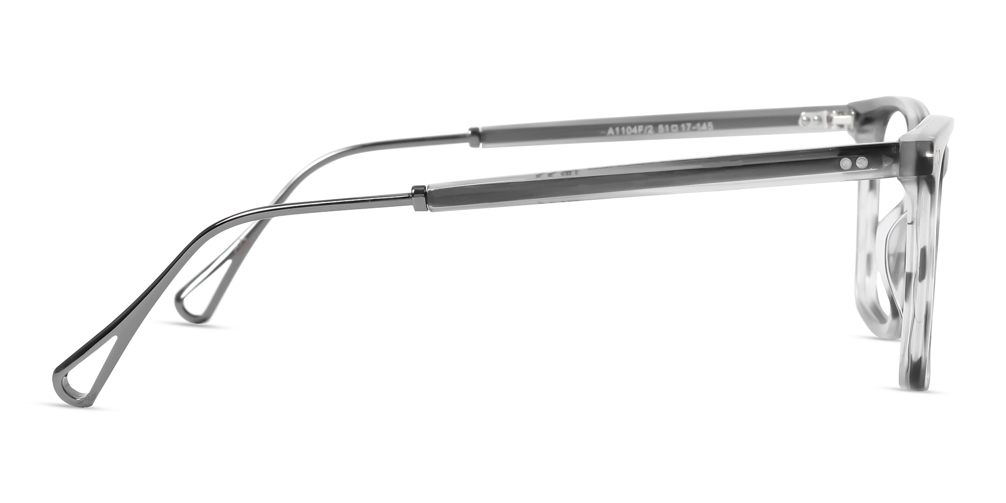 Crystal Grey Marble Square Sunglasses-4