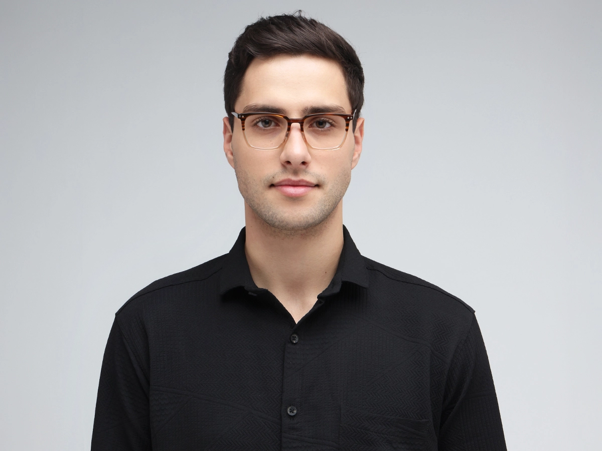 Crystal Honey Marble Square Sunglasses-41