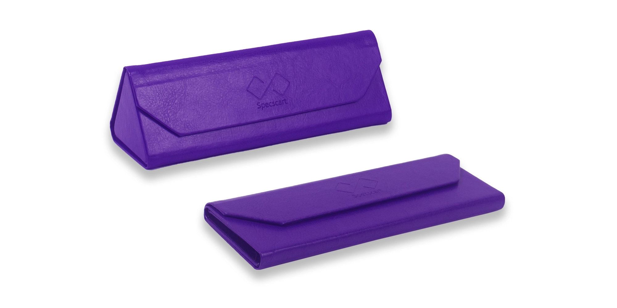 Fold up Purple Eyeglasses Case-4