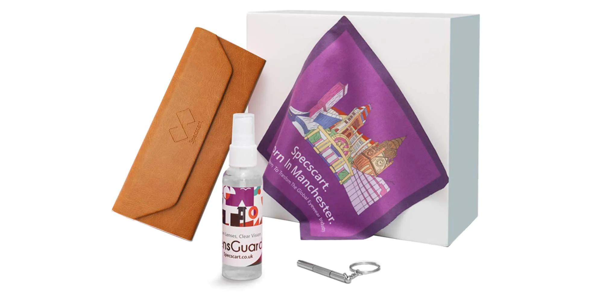 Cleaning Kit with Tan Brown Trifold-2 Cleaning Kit with Tan Brown Trifold-2
