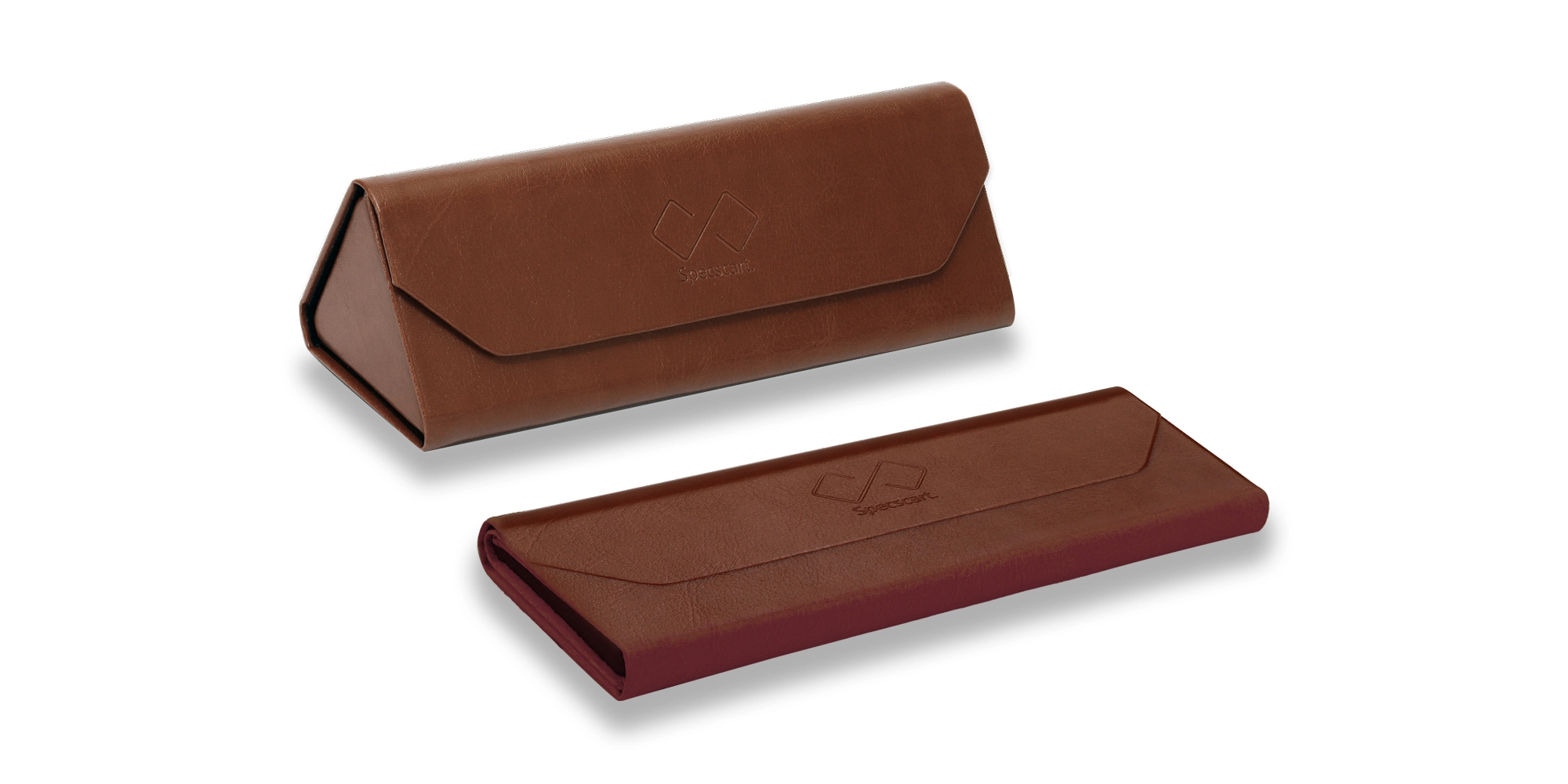 Threefold Dark Brown Eyewear Case-4