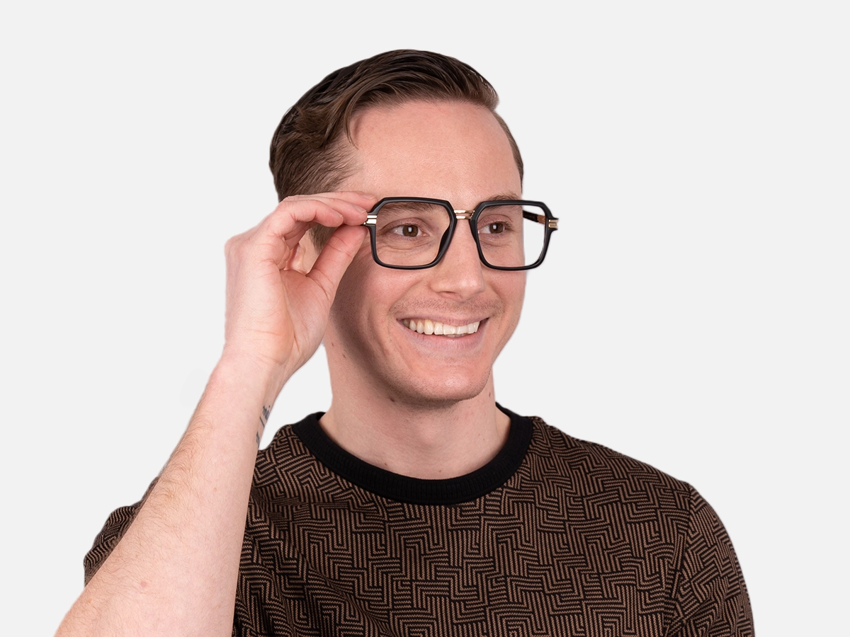 Black Designer Eyeglass Frames-42