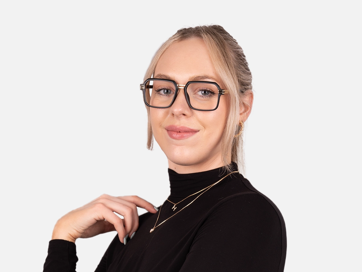 Black Designer Eyeglass Frames-52