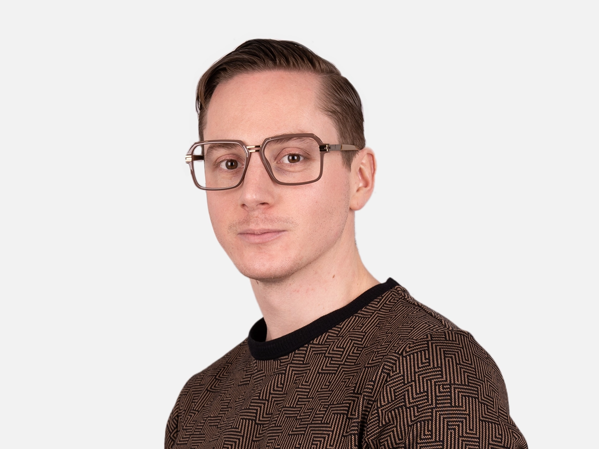 Brown Frame Eyeglasses-43