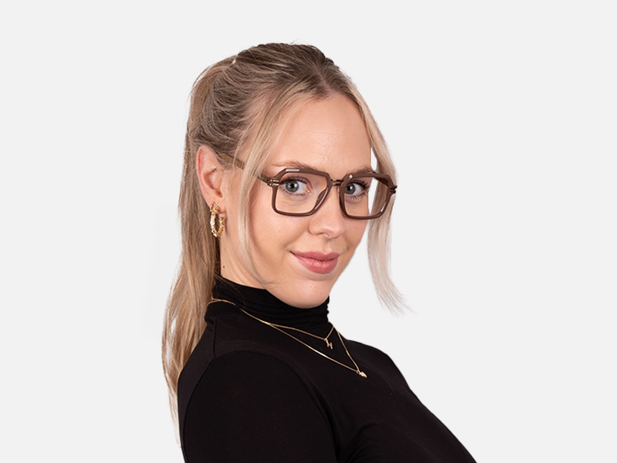 Brown Frame Eyeglasses-54