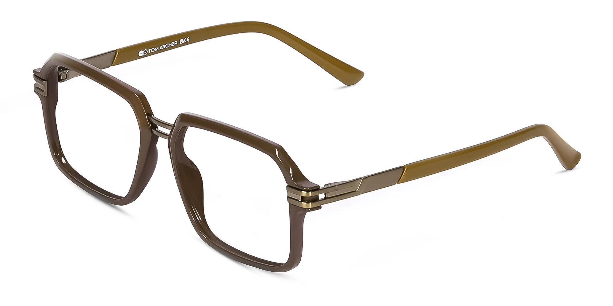 Brown Frame Eyeglasses-3 Brown Frame Eyeglasses-3