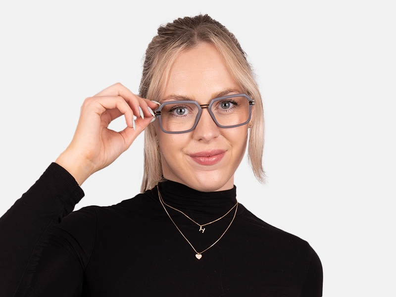 Matte Grey Glasses-51