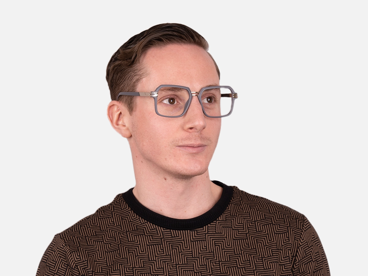 Matte Grey Glasses-42
