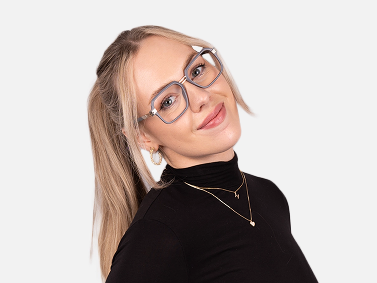 Matte Grey Glasses-53