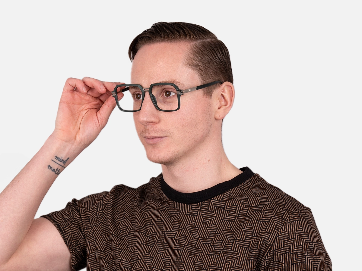 Matte Emerald Green And Silver-45