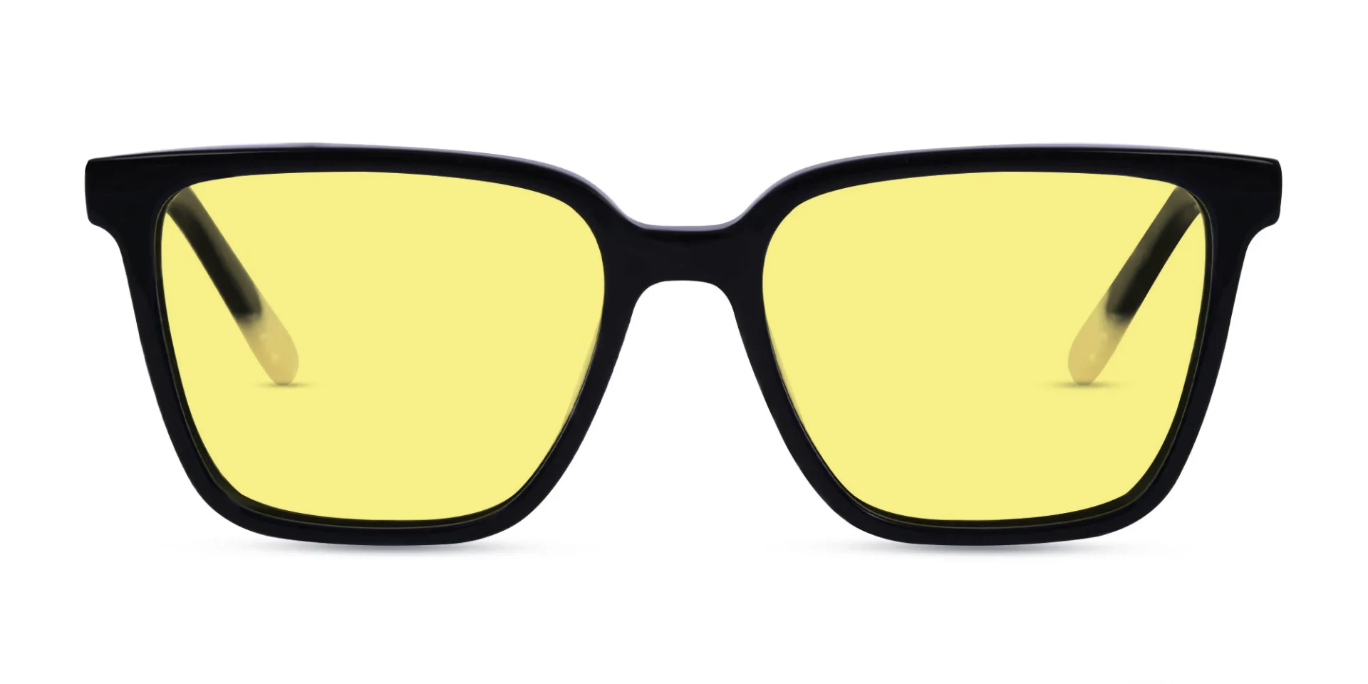 Square Yellow Tint Night Driving Glasses-1 Square Yellow Tint Night Driving Glasses-1