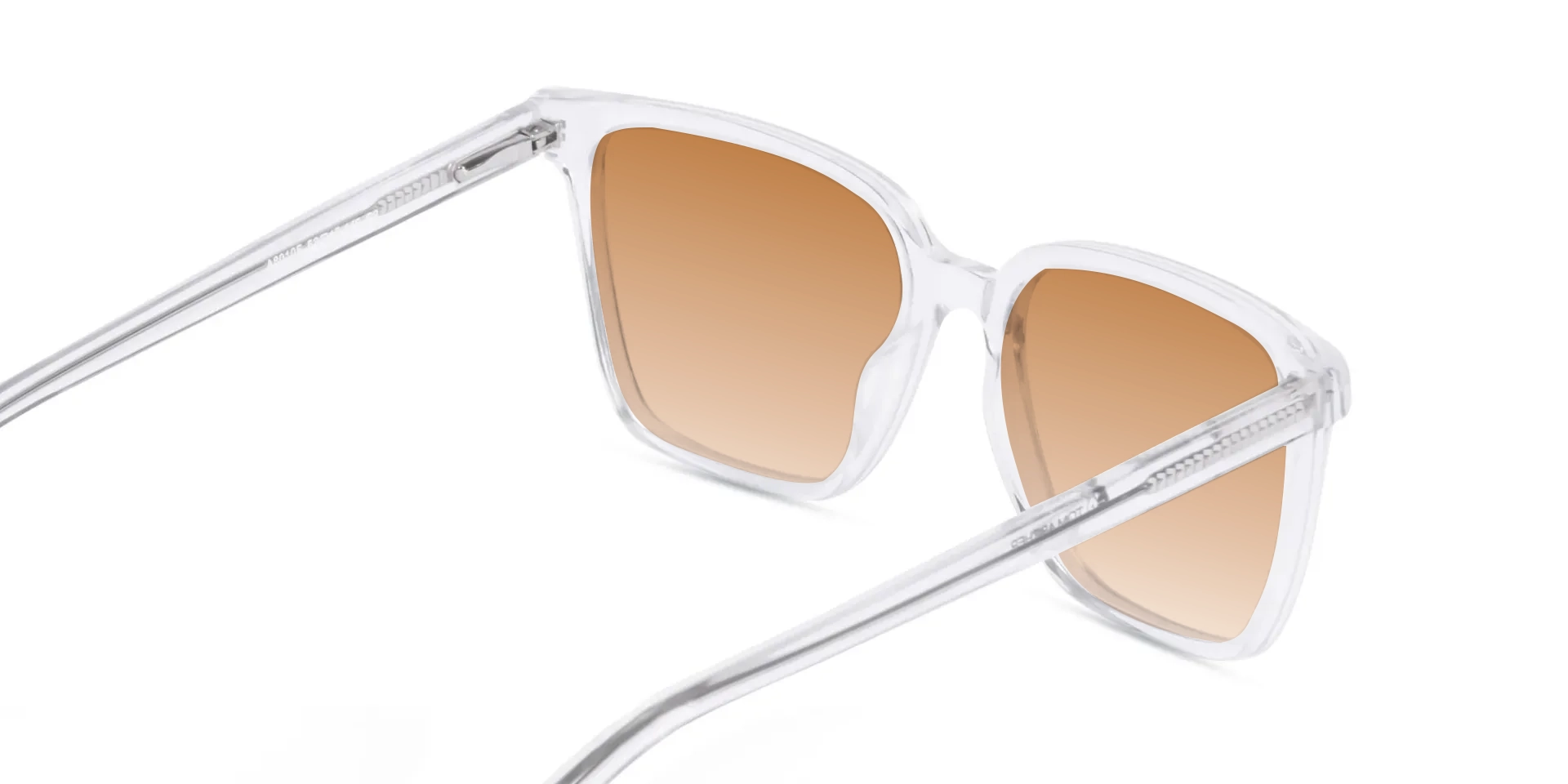 Clear Square Gradient Tint Sunglasses