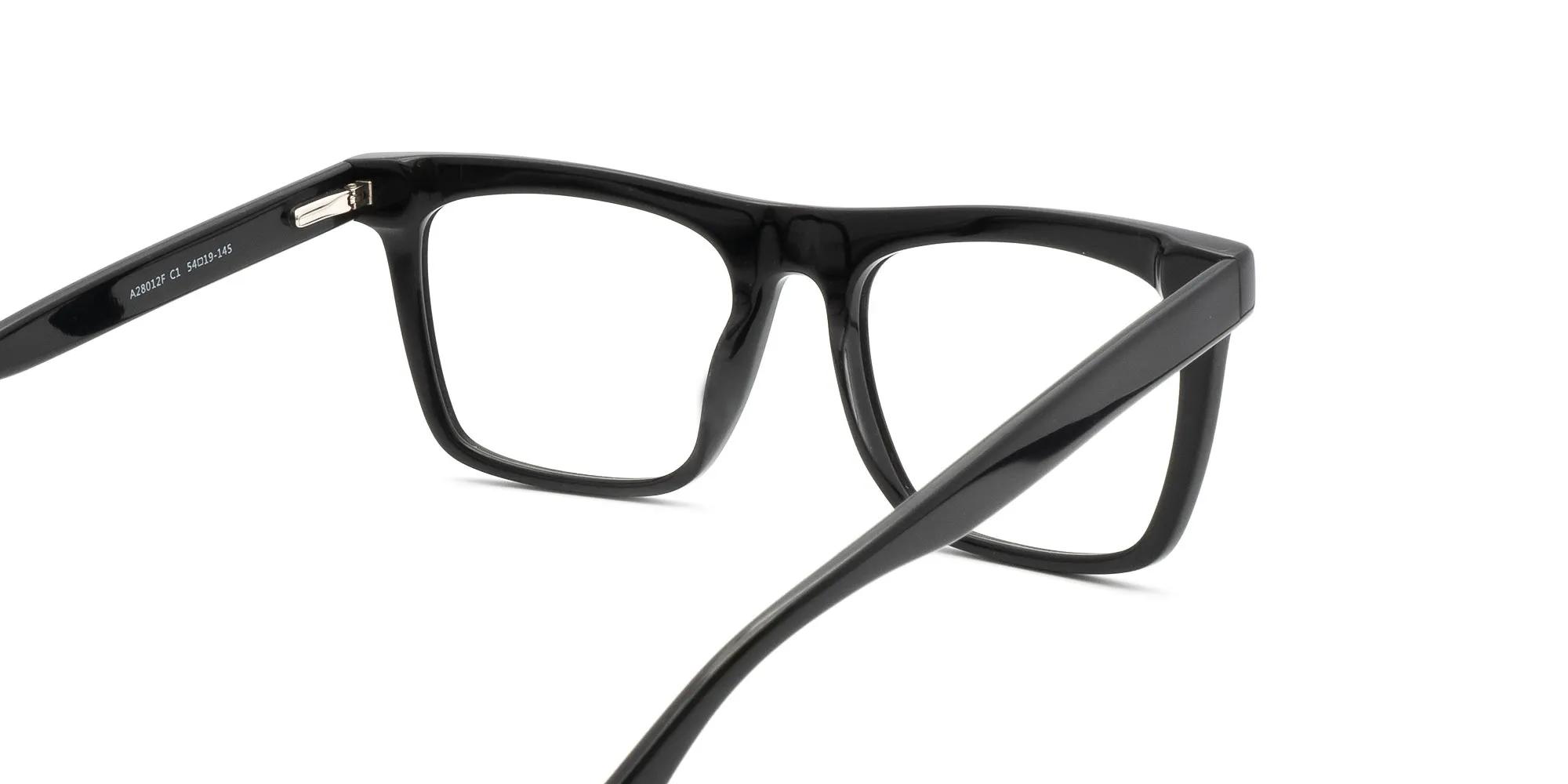 Thick Black Rim Glasses-2
