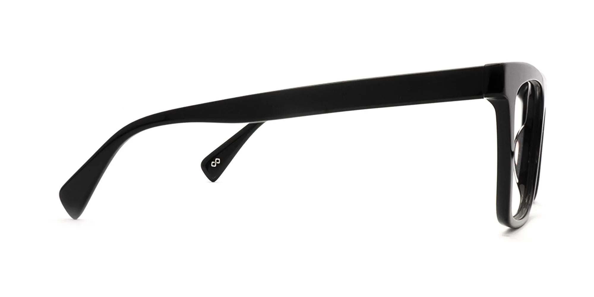 Thick Black Rim Glasses-2