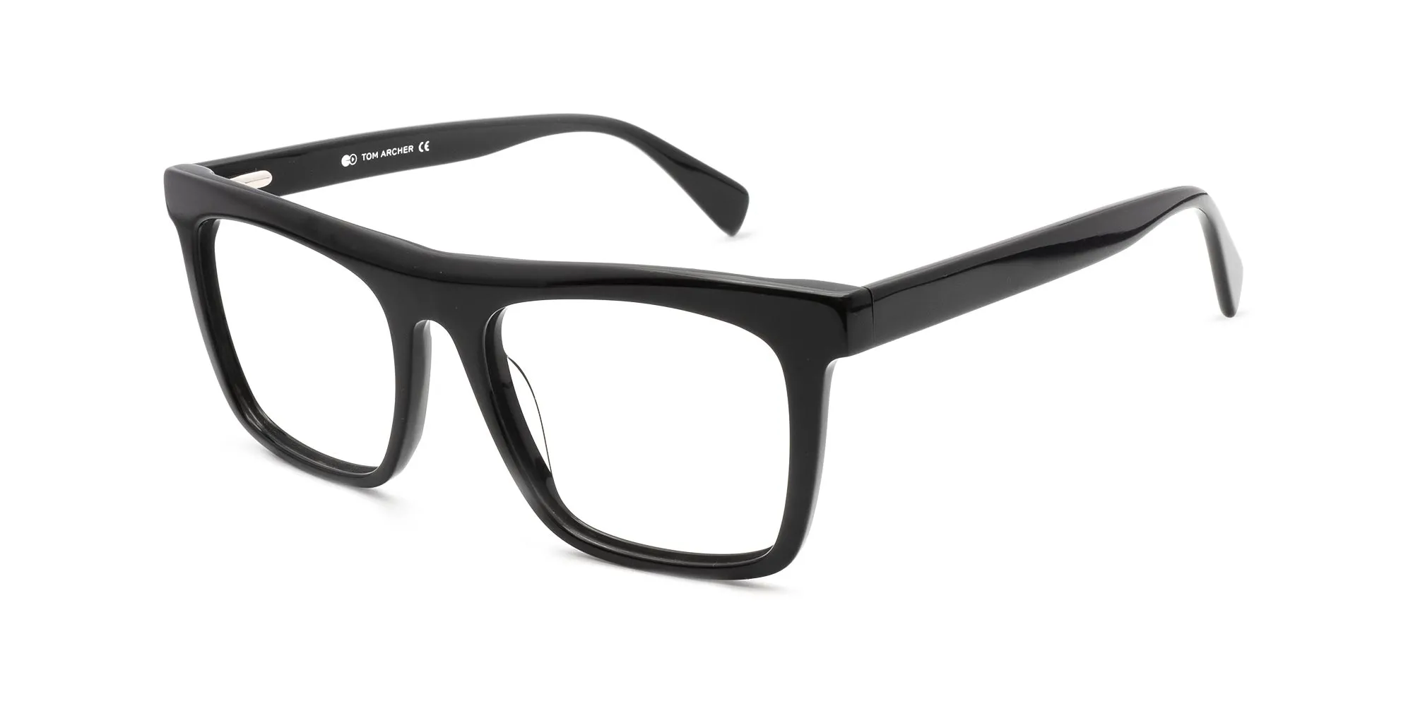 Thick Black Rim Glasses-2