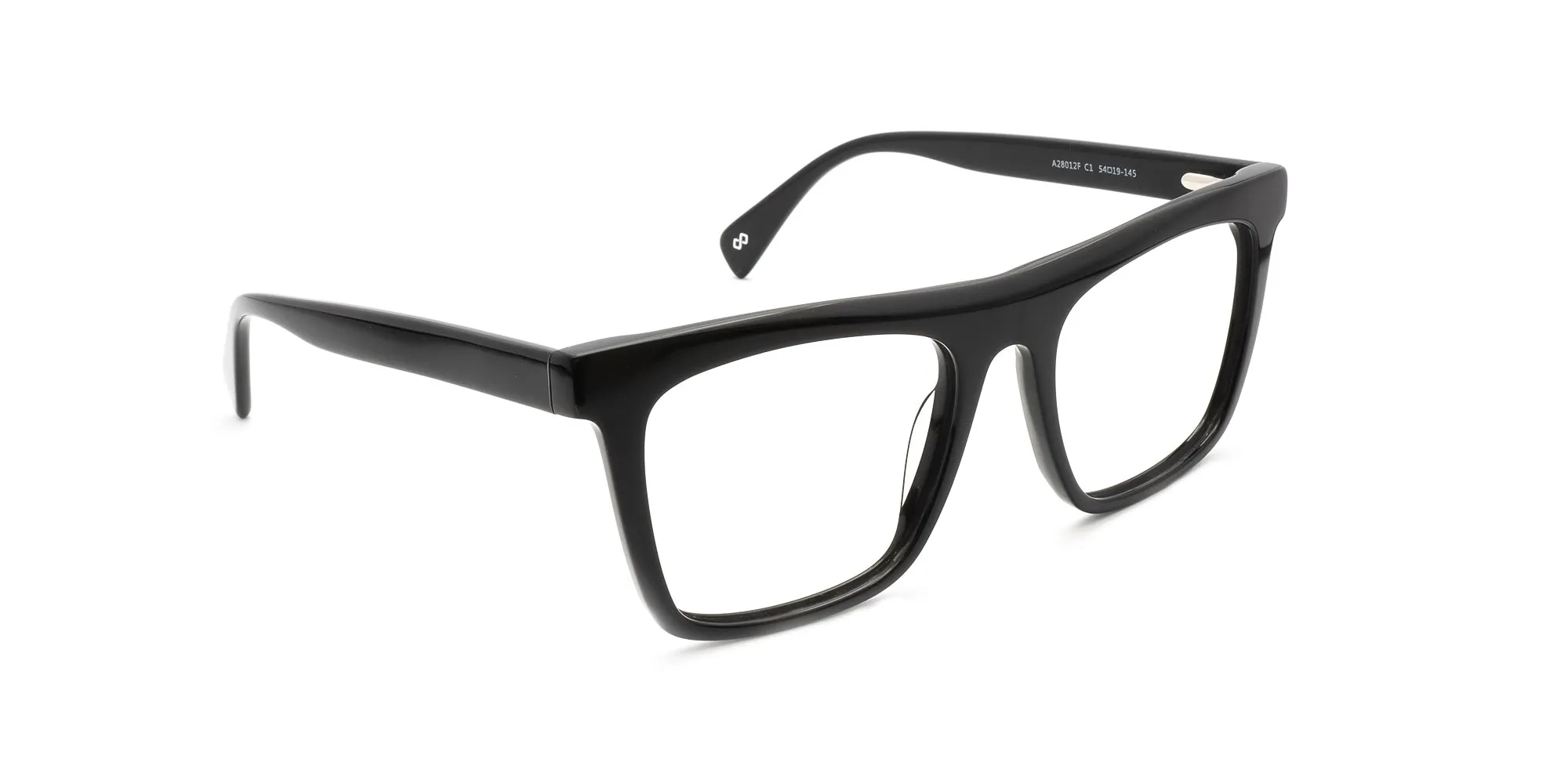 Thick Black Rim Glasses-2