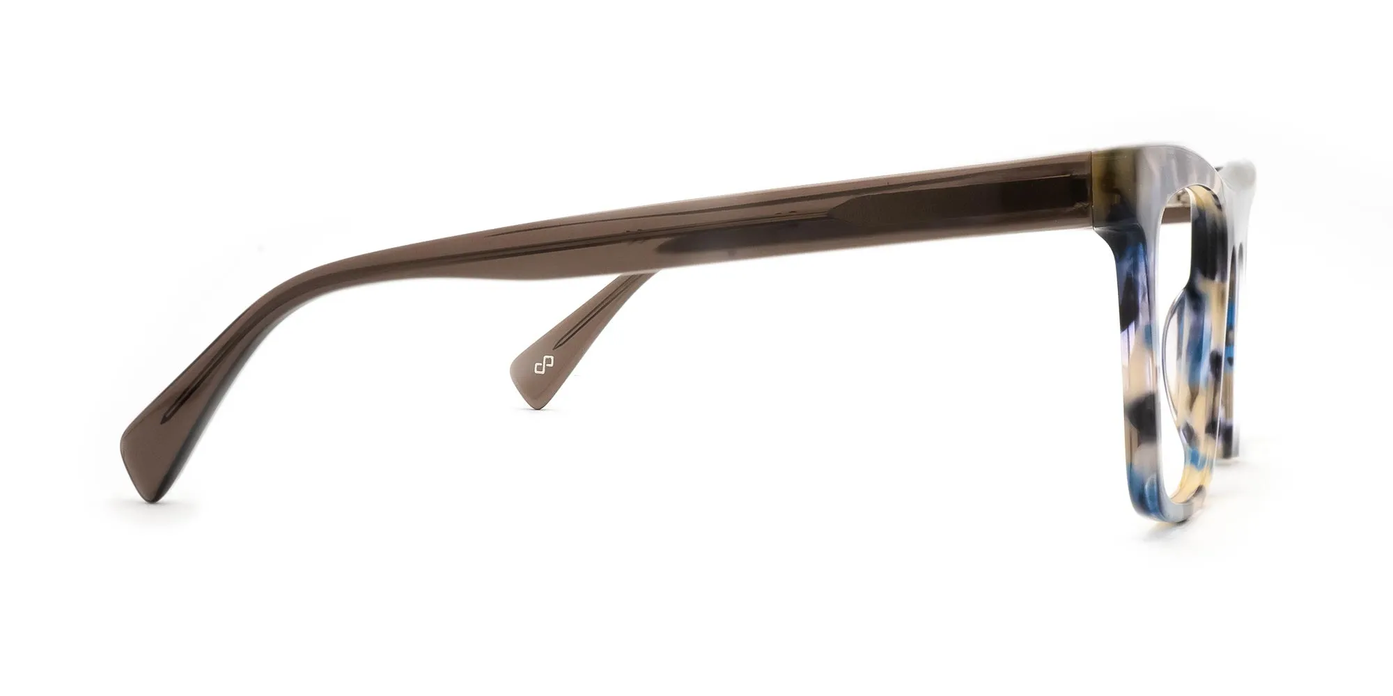 Brown Tortoise Shell Rectangular Glasses-2