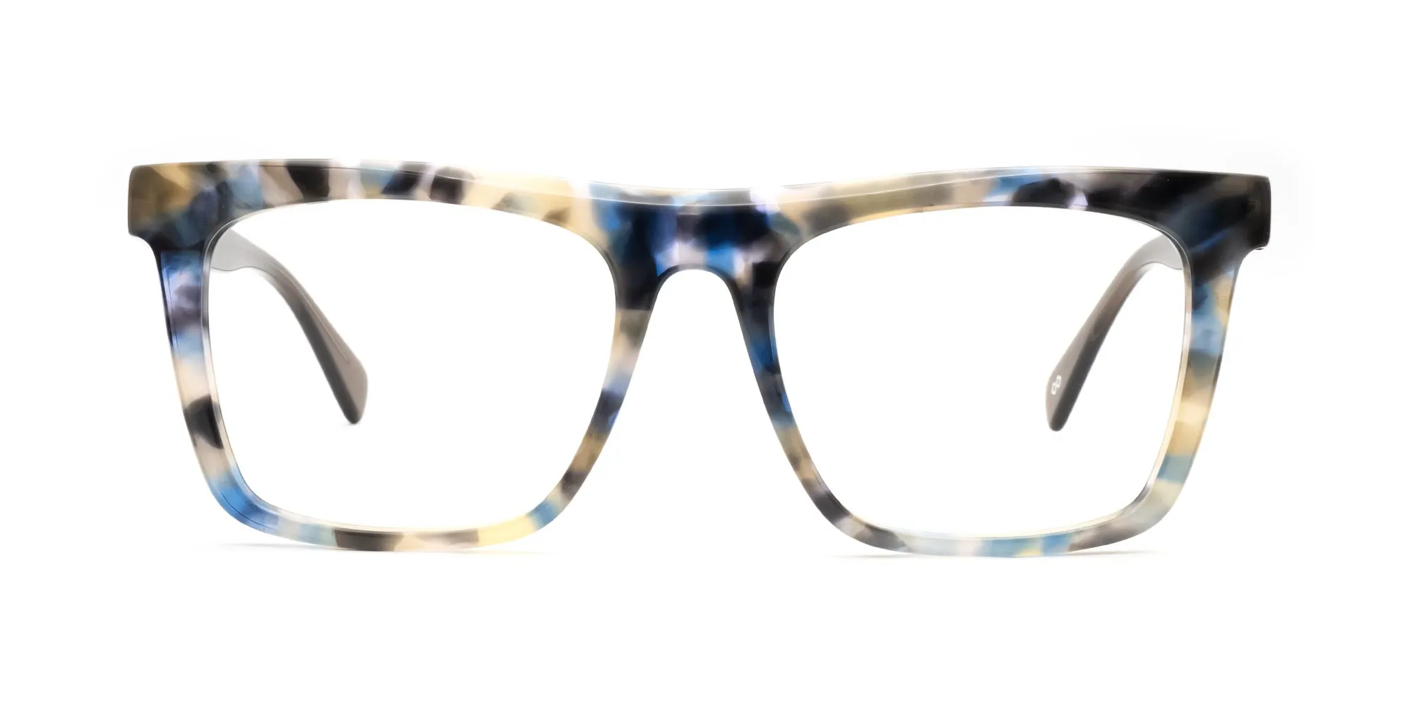 Brown Tortoise Shell Rectangular Glasses-2