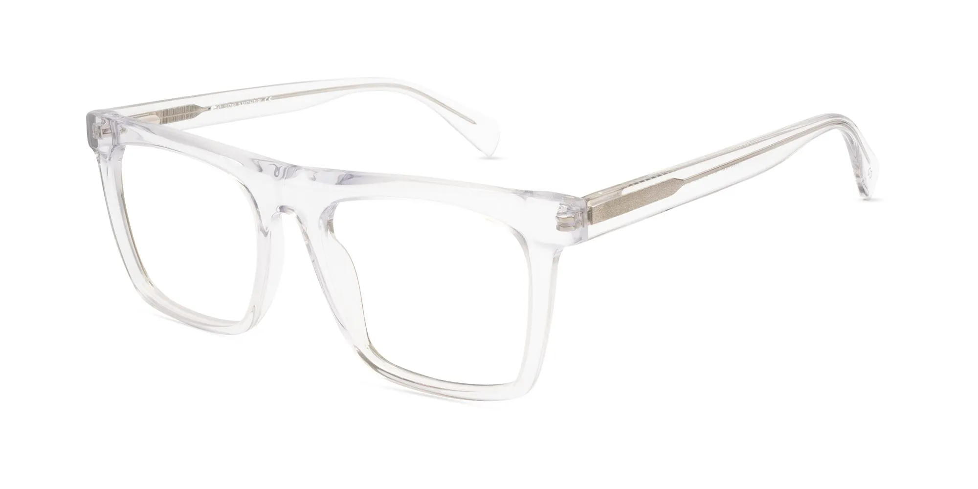 Clear Rectangular Glasses-2