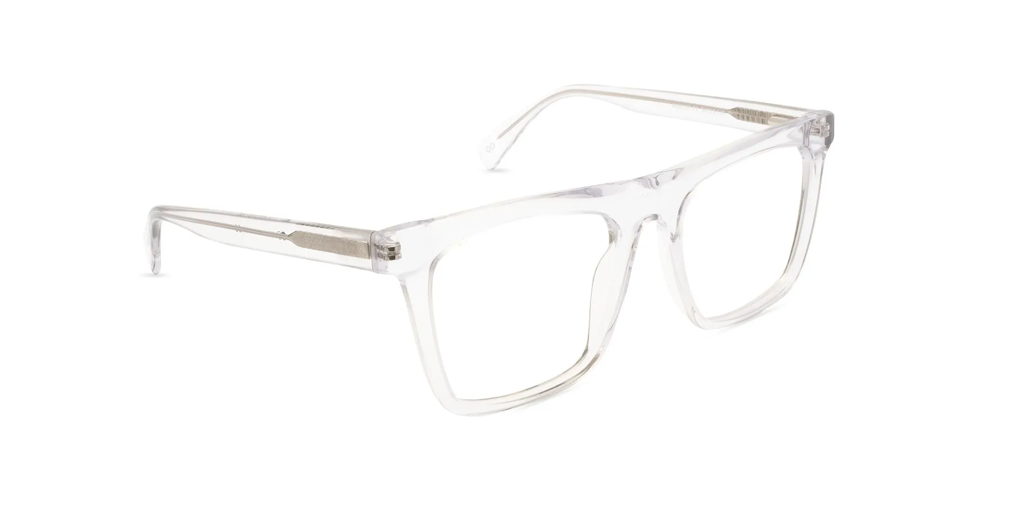 Clear Rectangular Glasses-2