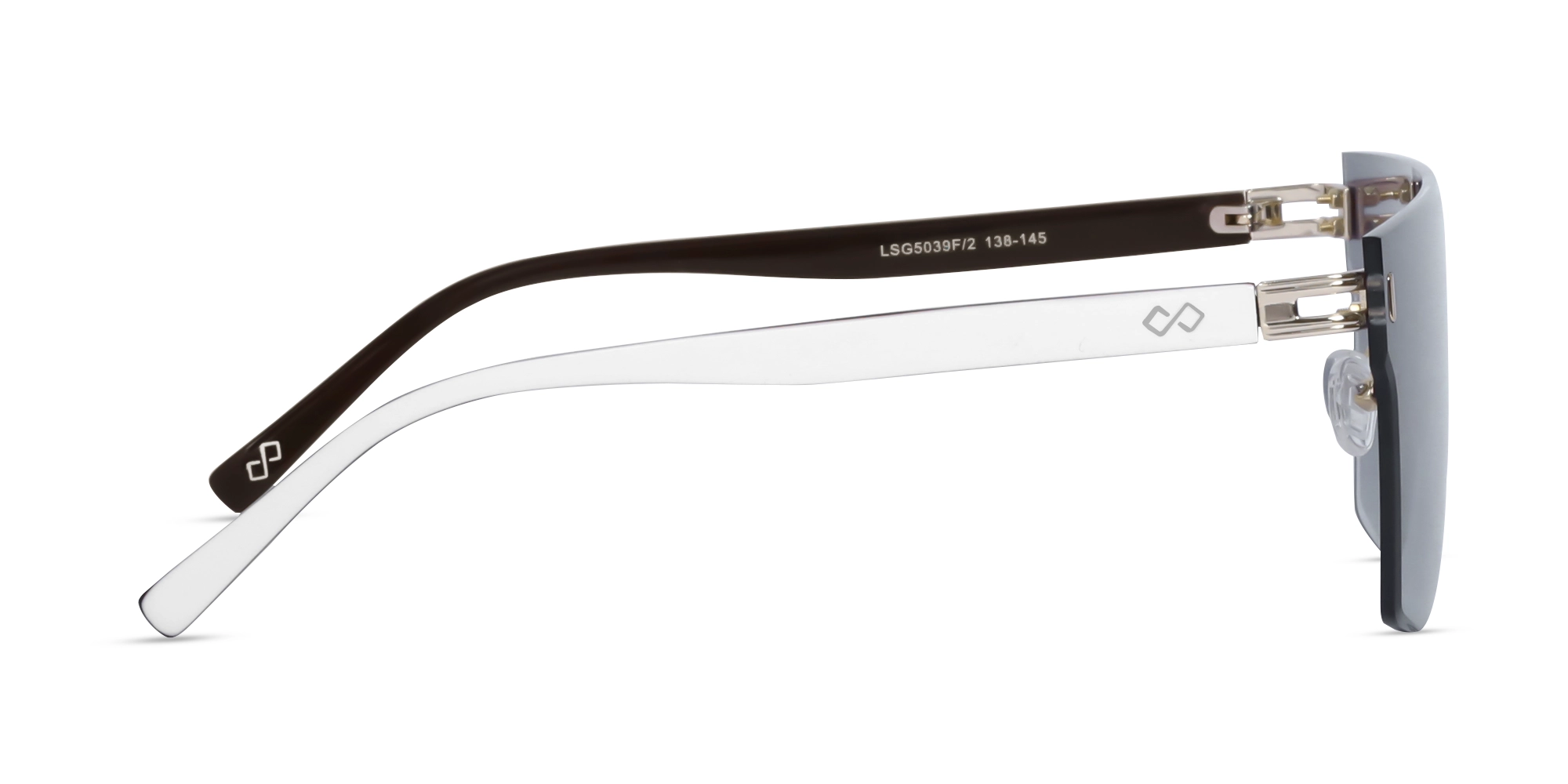 Square Grey Gradient Tint Sunglasses-4