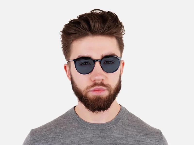 Full Rim Round Sunglasses-