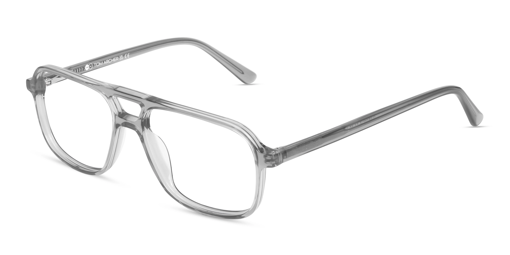 Crystal Grey Acetete Full Rim Glasses-3