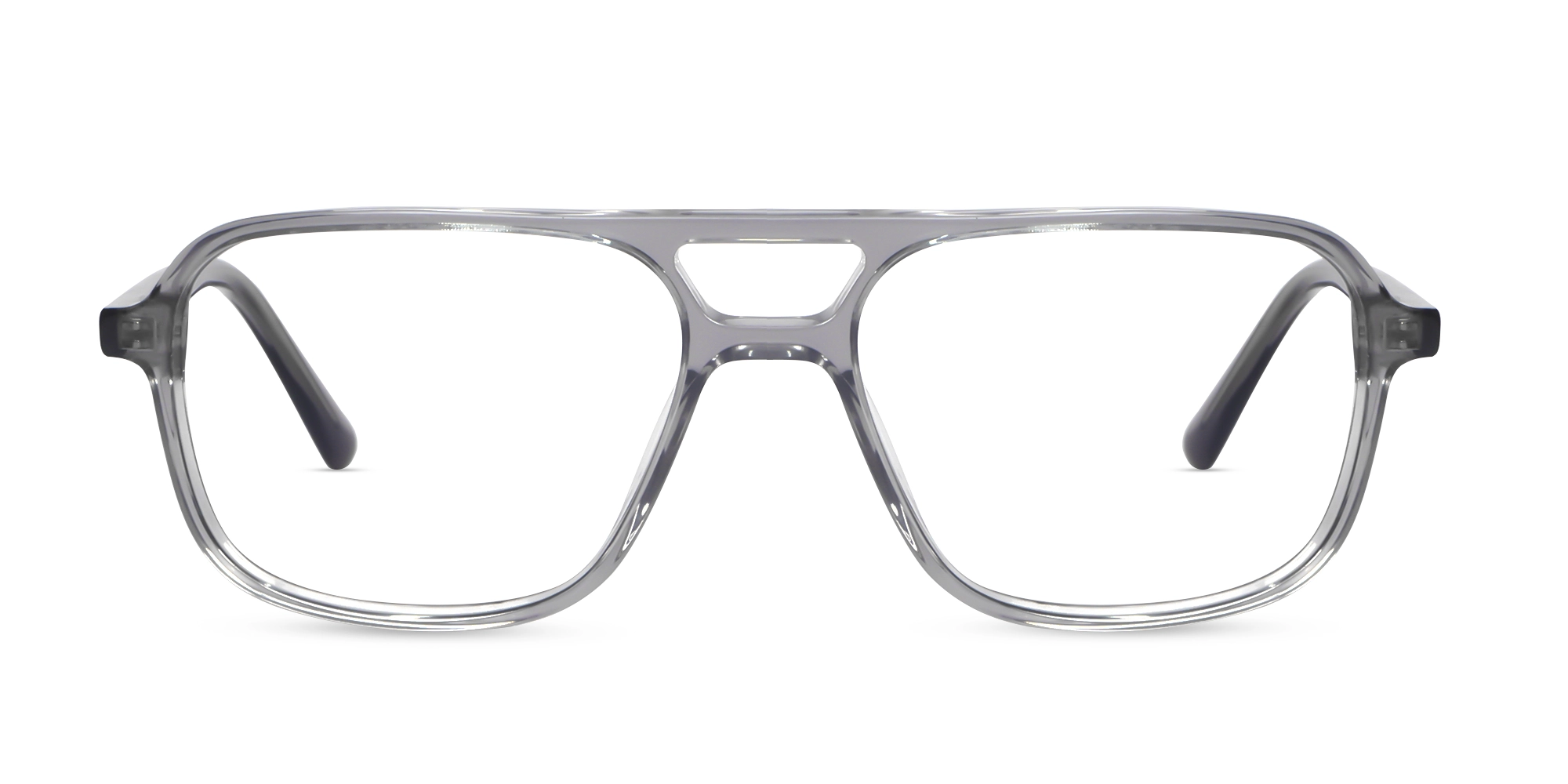 Crystal Grey Acetete Full Rim Glasses-1