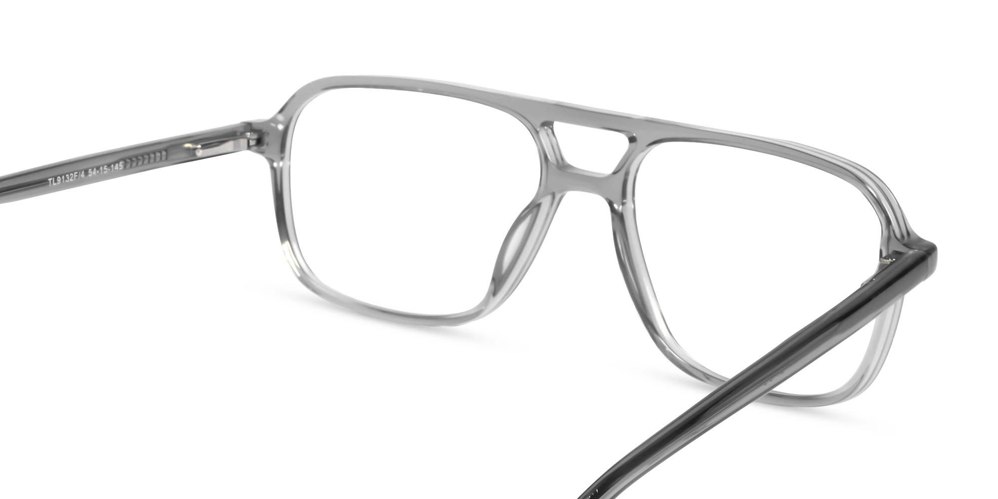Crystal Grey Acetete Full Rim Glasses-5