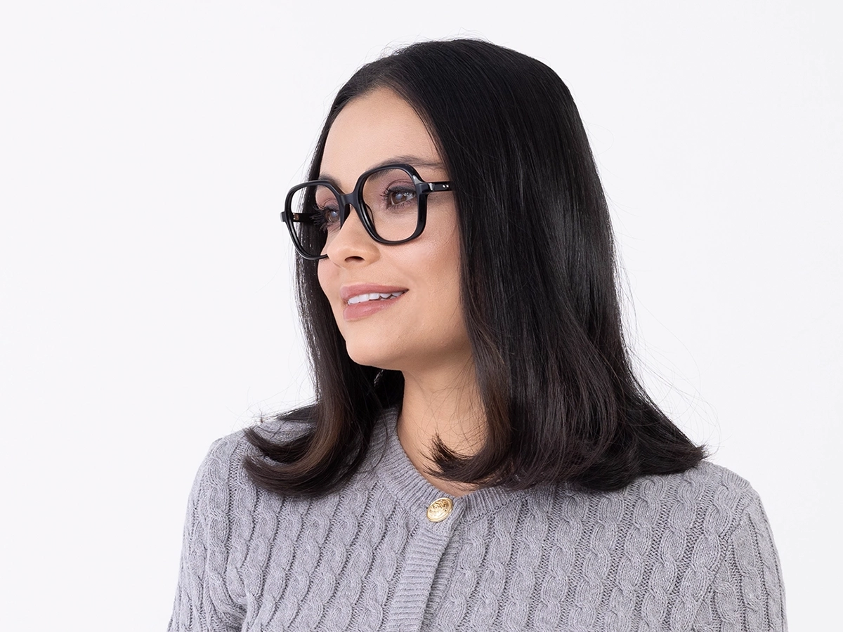 Black Butterfly Eyeglasses 53
