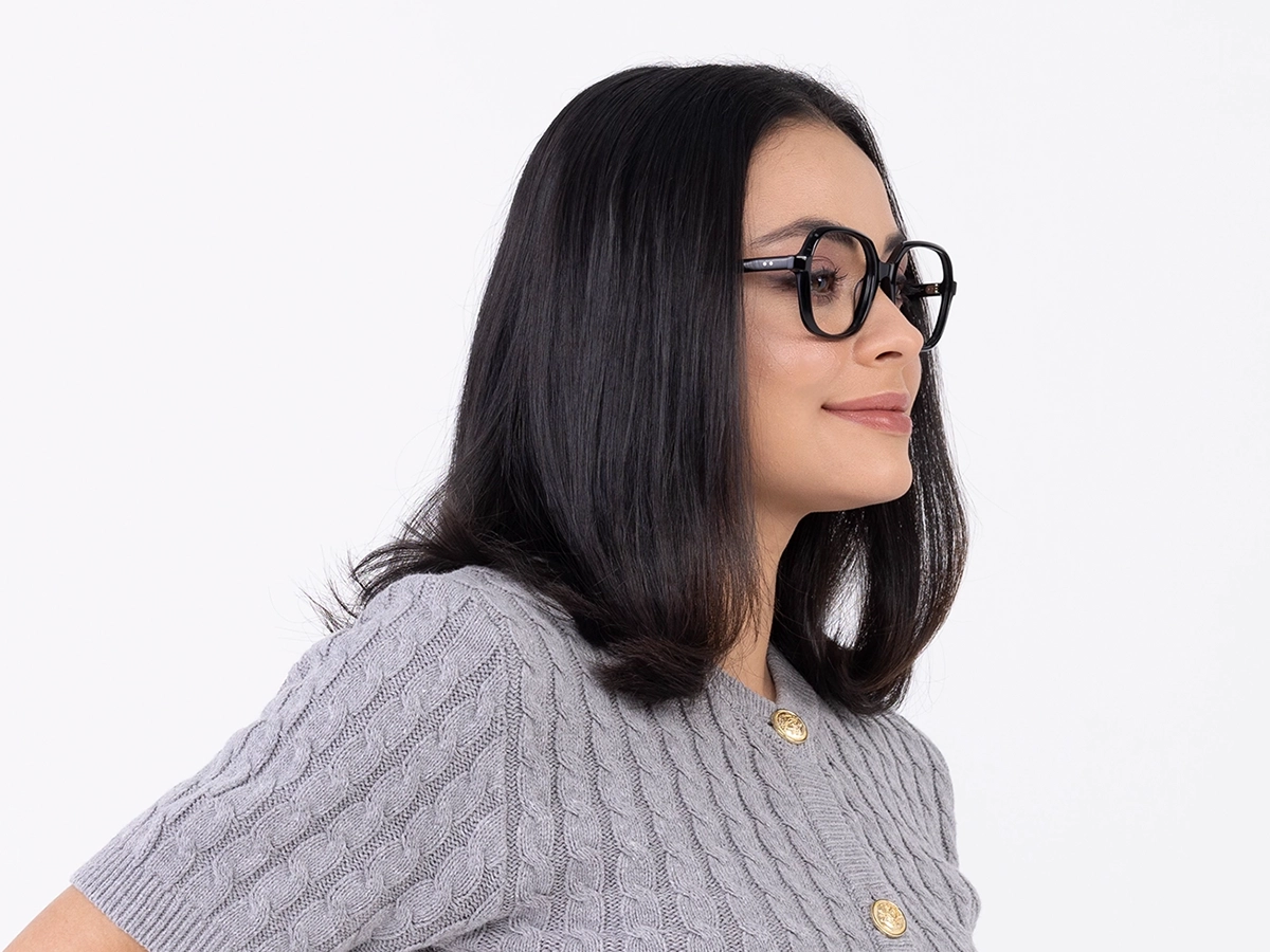 Black Butterfly Eyeglasses 52