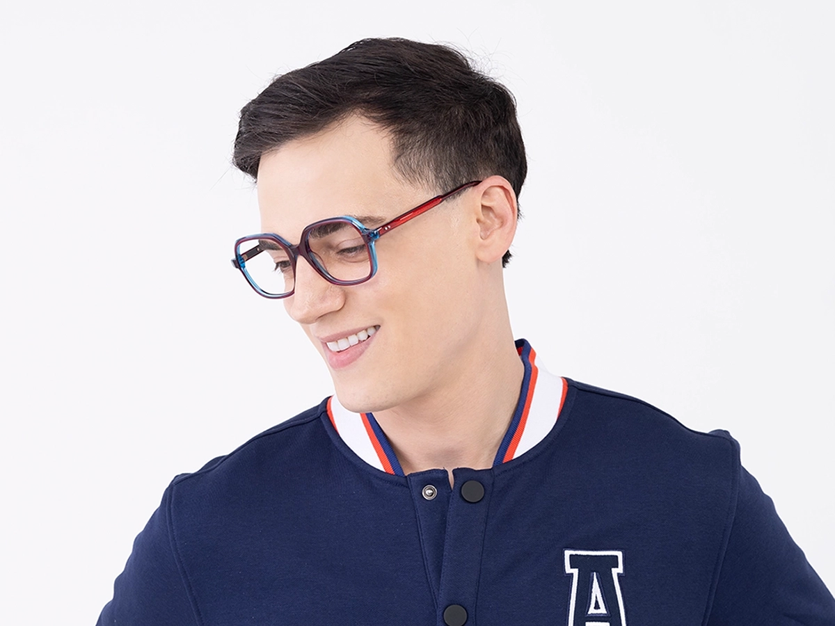 Pink And Blue Glasses 43