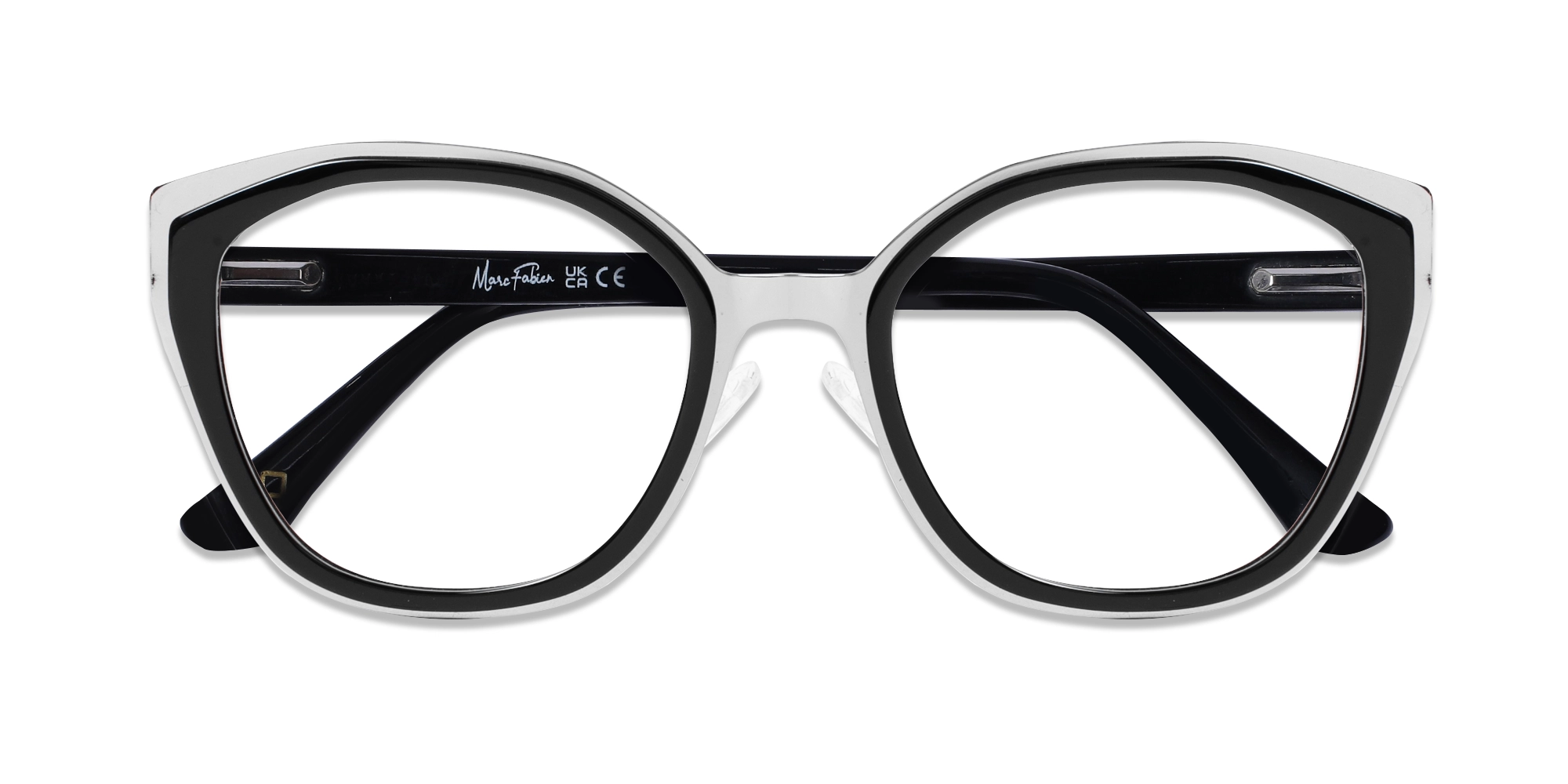 Black & Silver Cat-eye Glasses-6