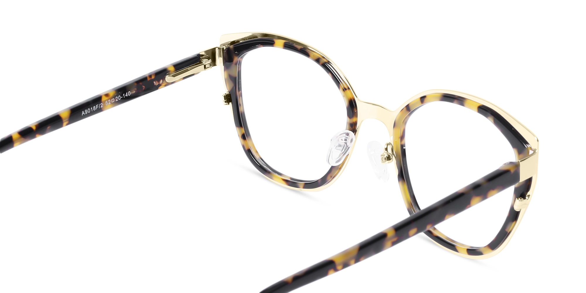 Havana Tortoise & Gold Butterfly Glasses-5