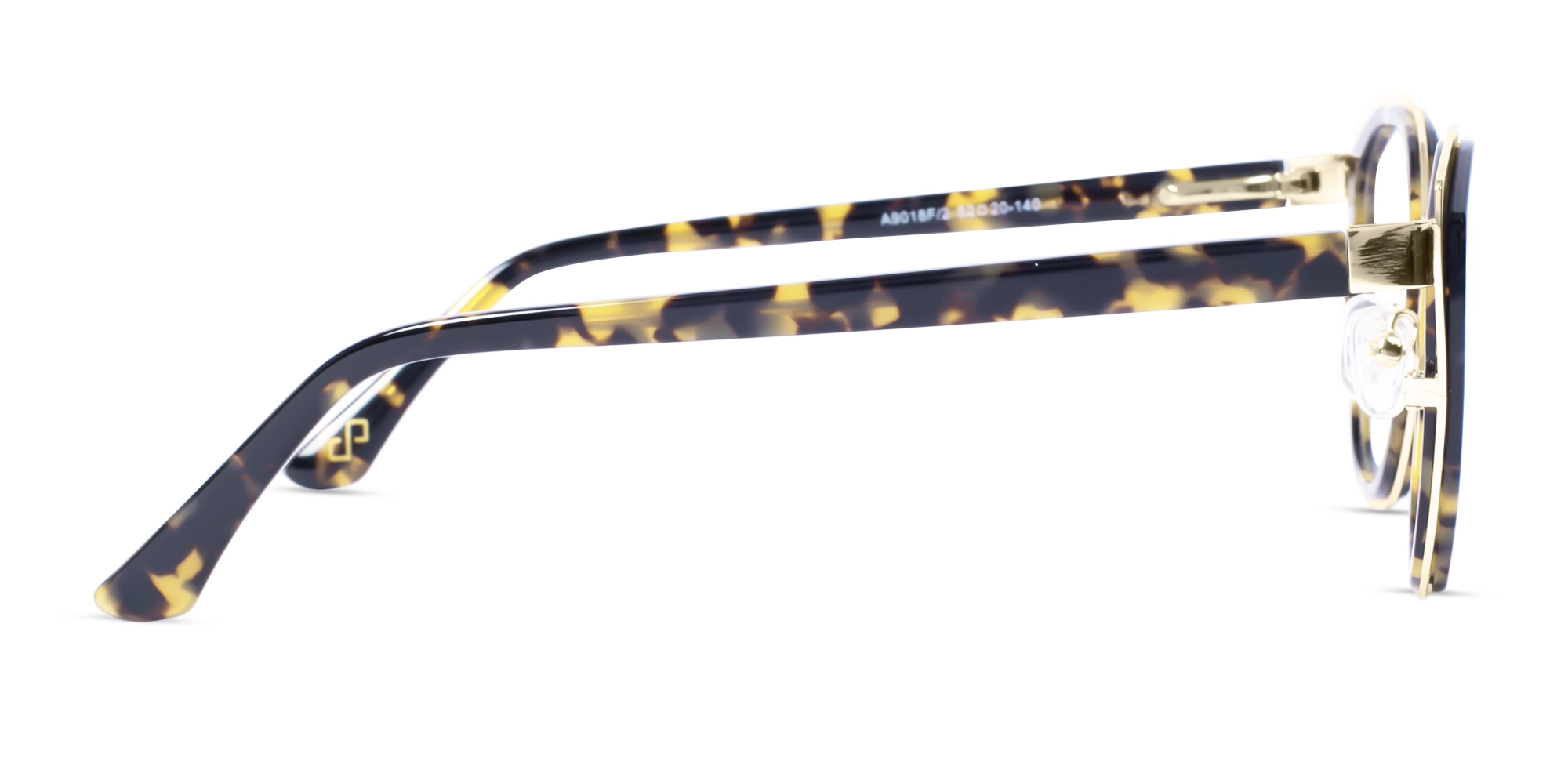 Havana Tortoise & Gold Butterfly Glasses-4