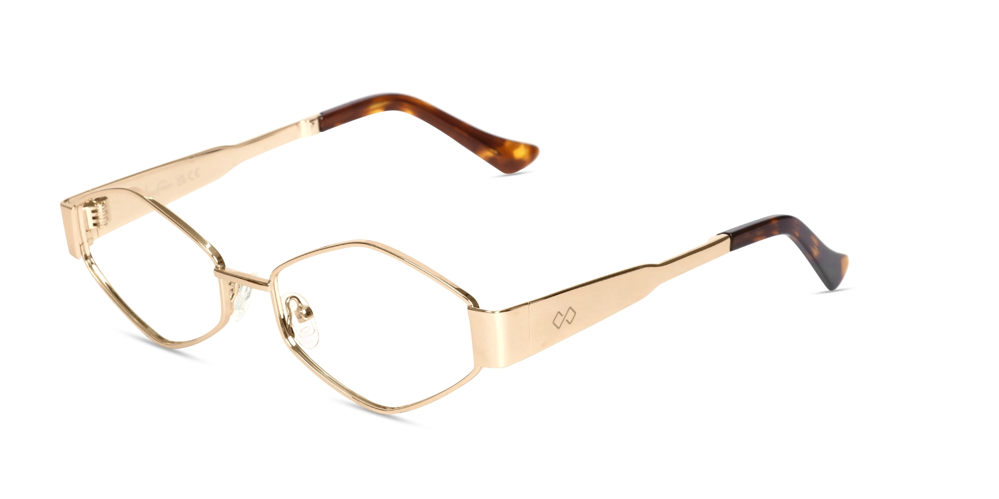Popular Champagne Gold Geometric Glasses-3