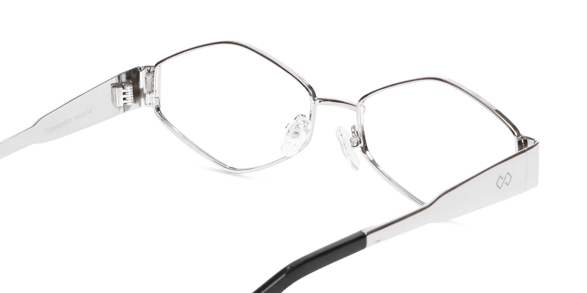 Eye-Catching Silver Geometric Glasses-5