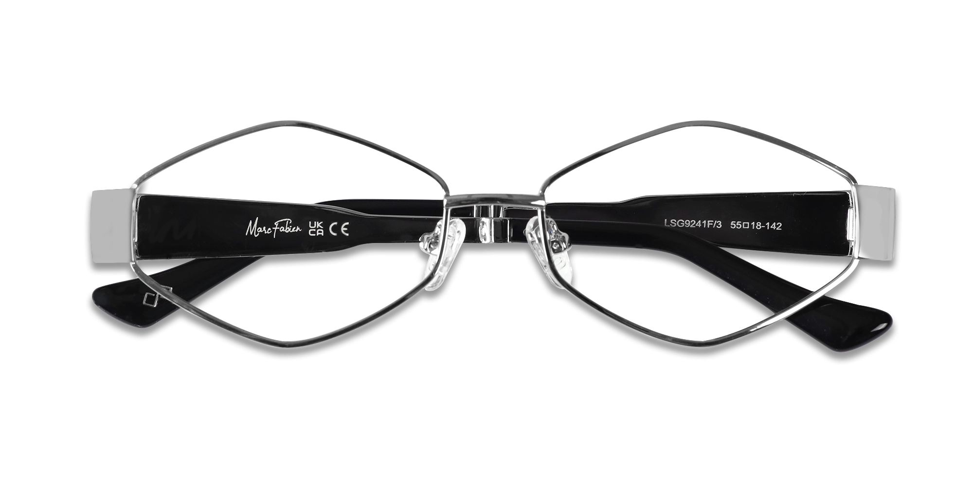 Eye-Catching Silver Geometric Glasses-6