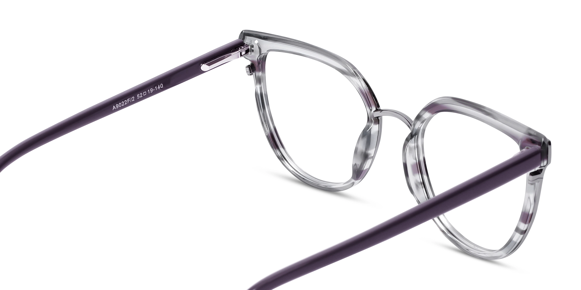Silver Cat Eye Glasses