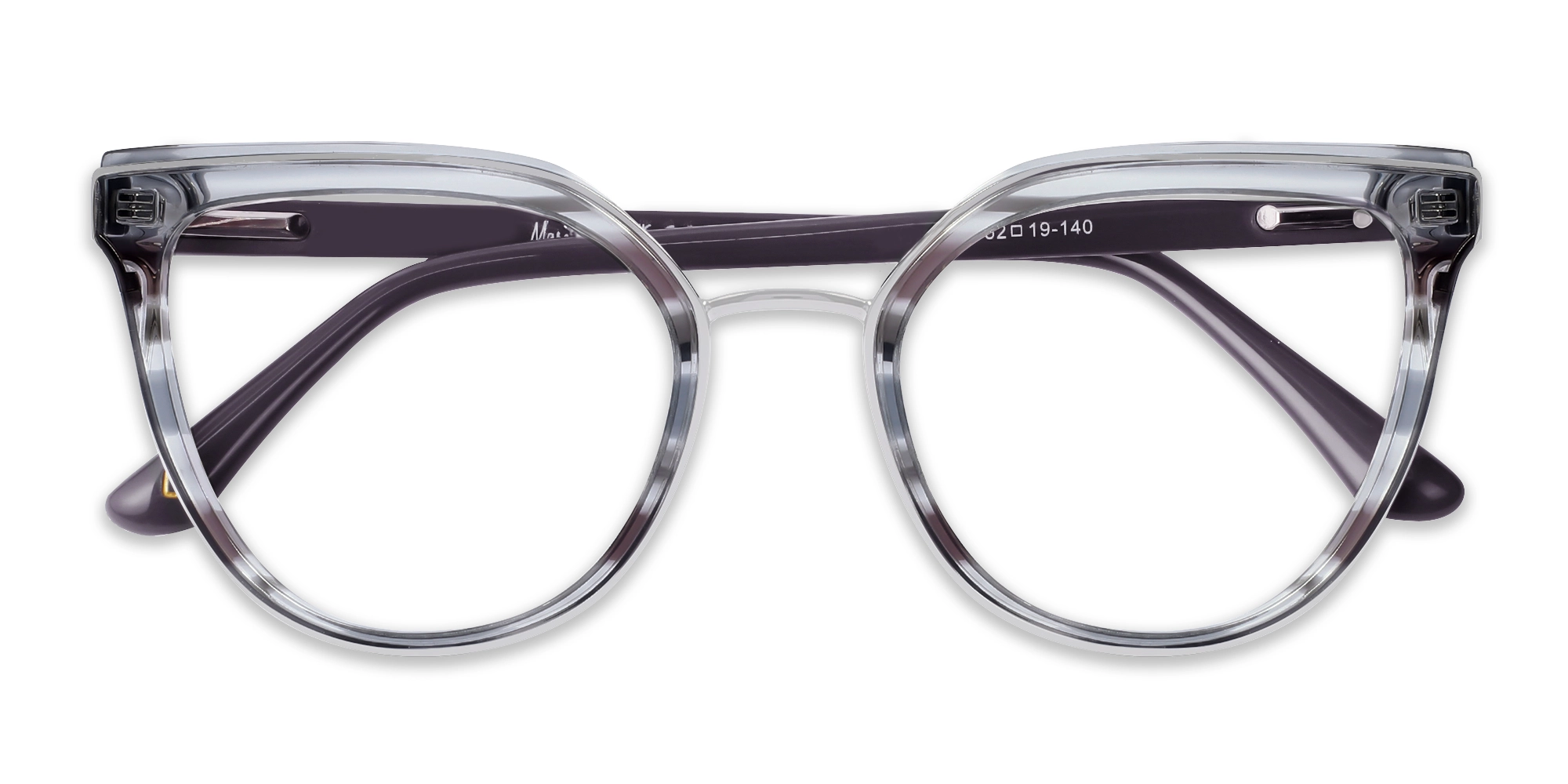 Silver Cat Eye Glasses