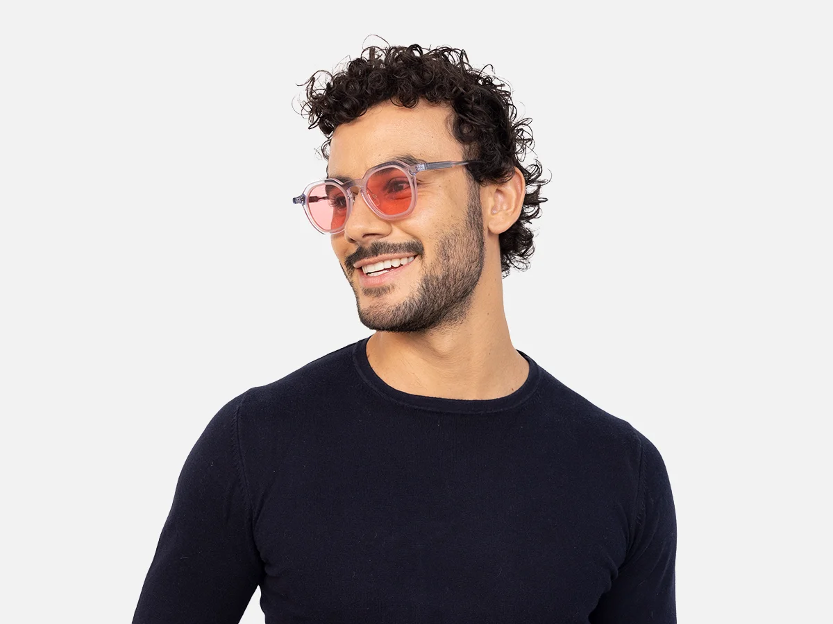 Designer Geometric Frame Glasses-42