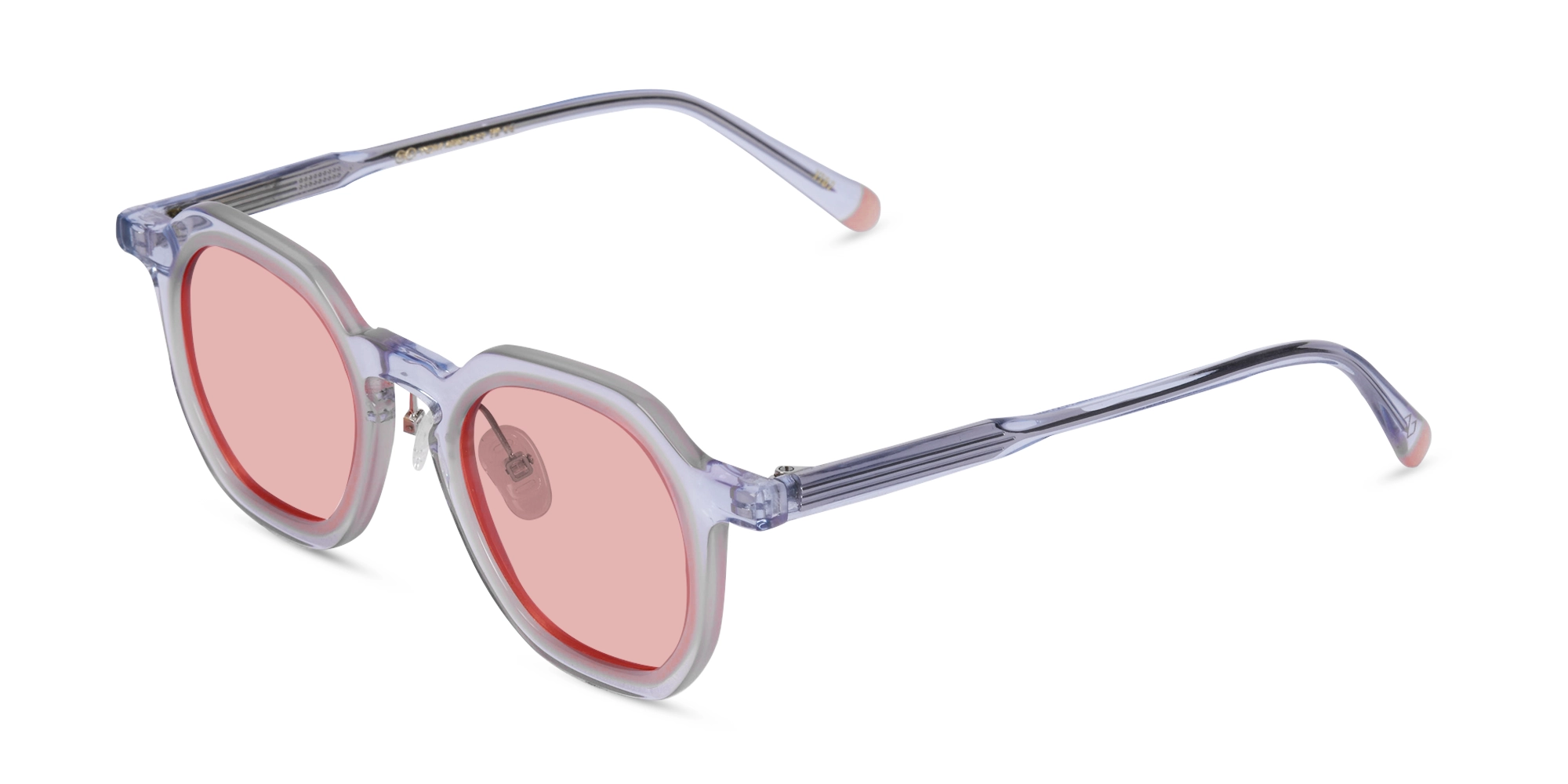 Designer Geometric Frame Glasses-3