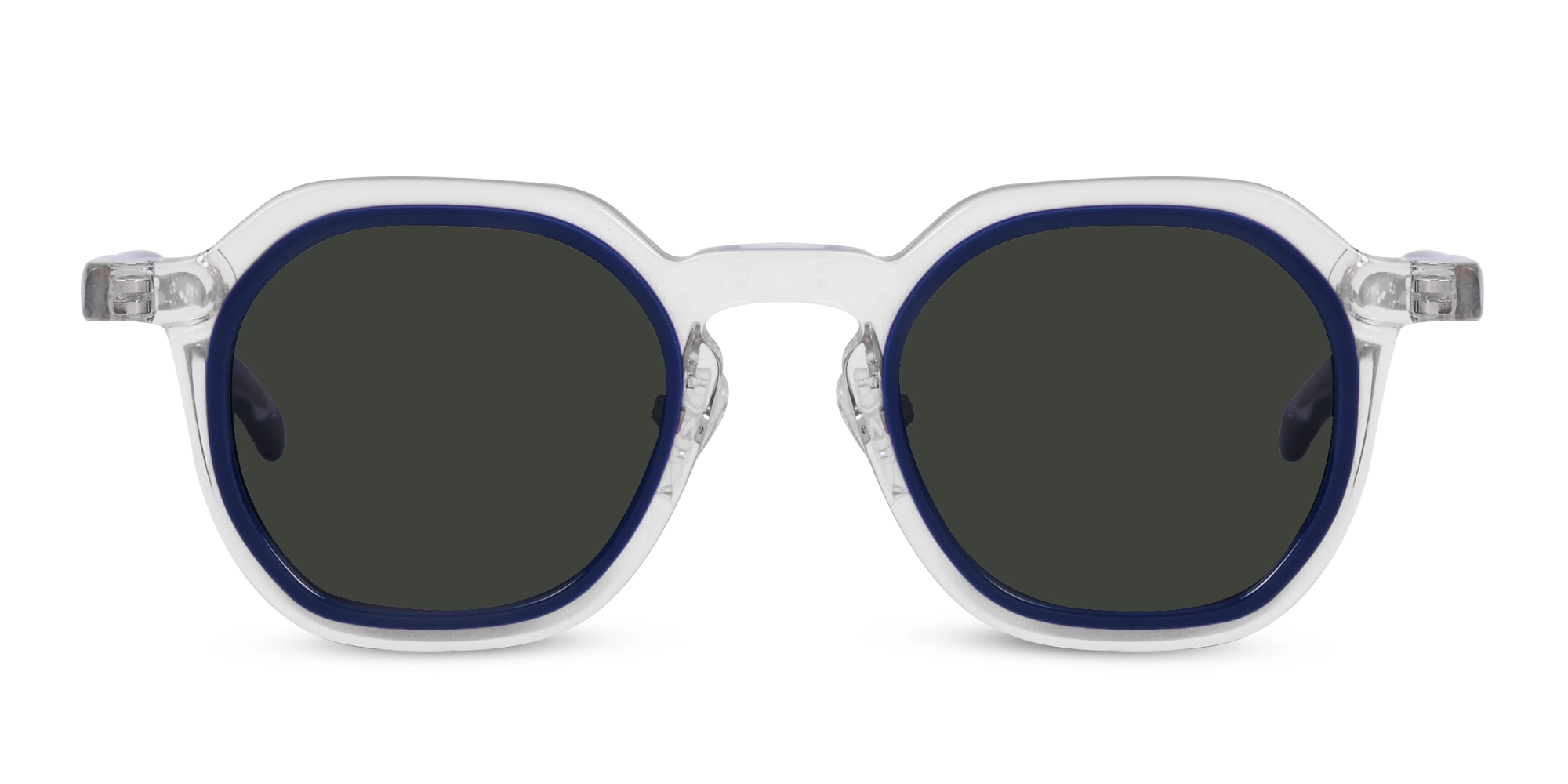 Transparent Blue Sunglasses-1