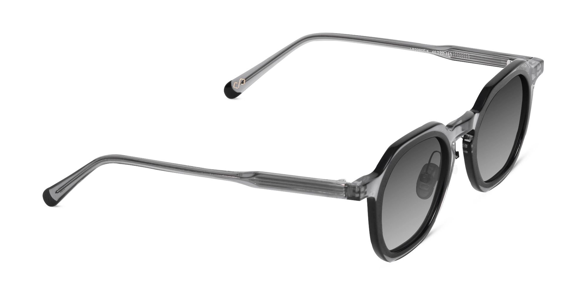 Transparent Grey Sunglasses-2