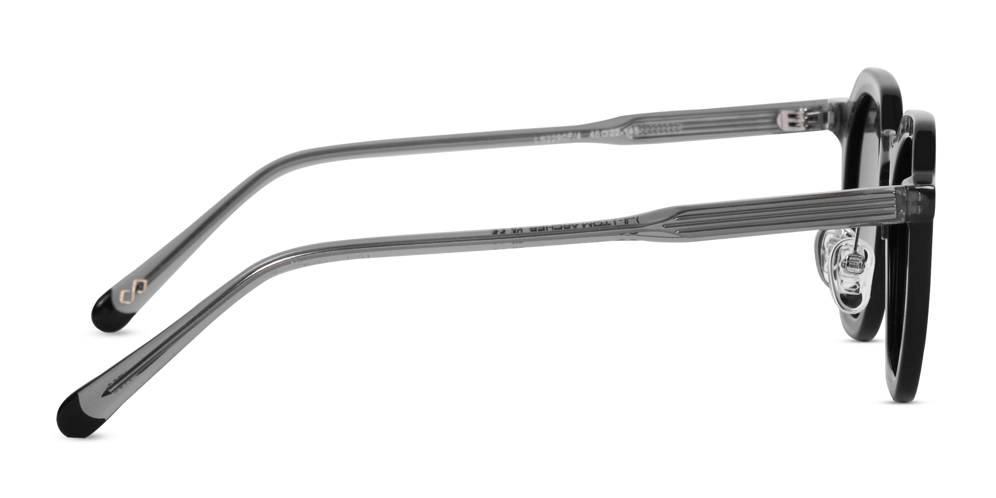 Transparent Grey Sunglasses-4