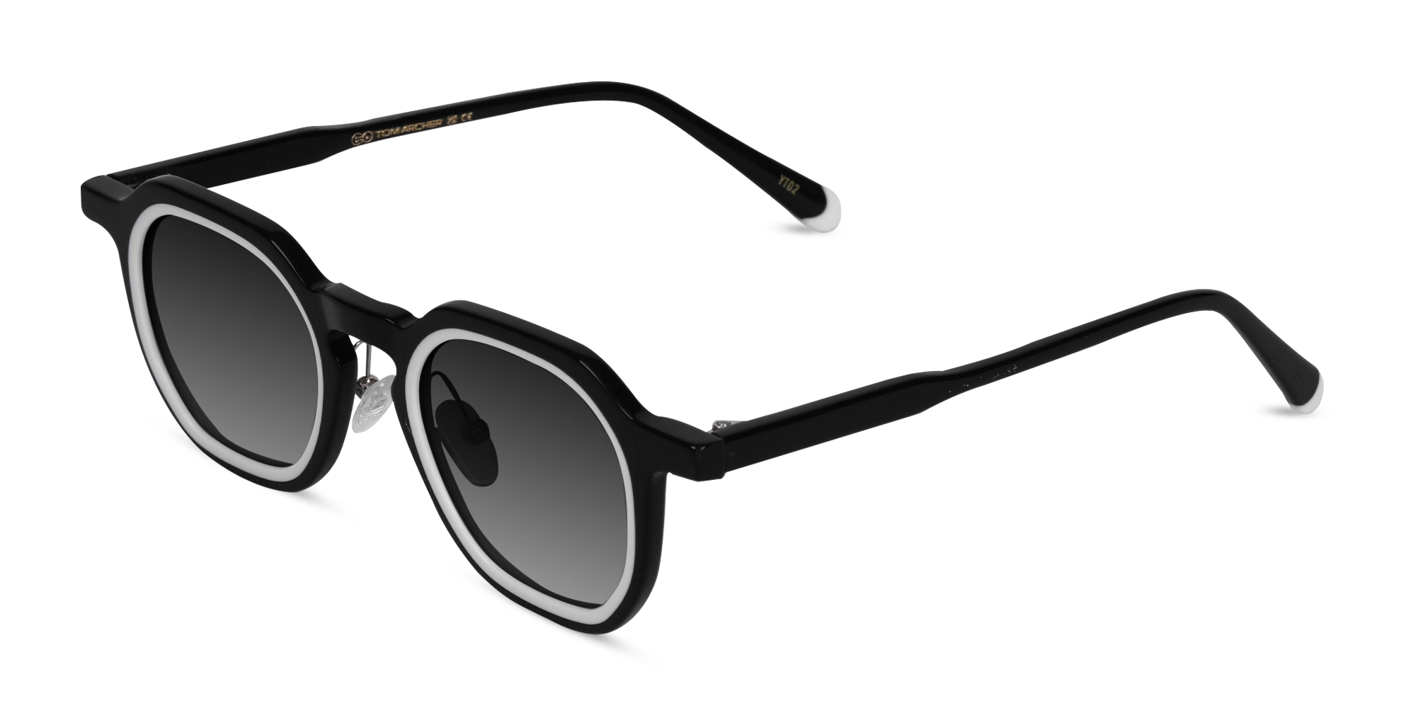 Black And White Designer Sunglasses-3 Black And White Designer Sunglasses-3