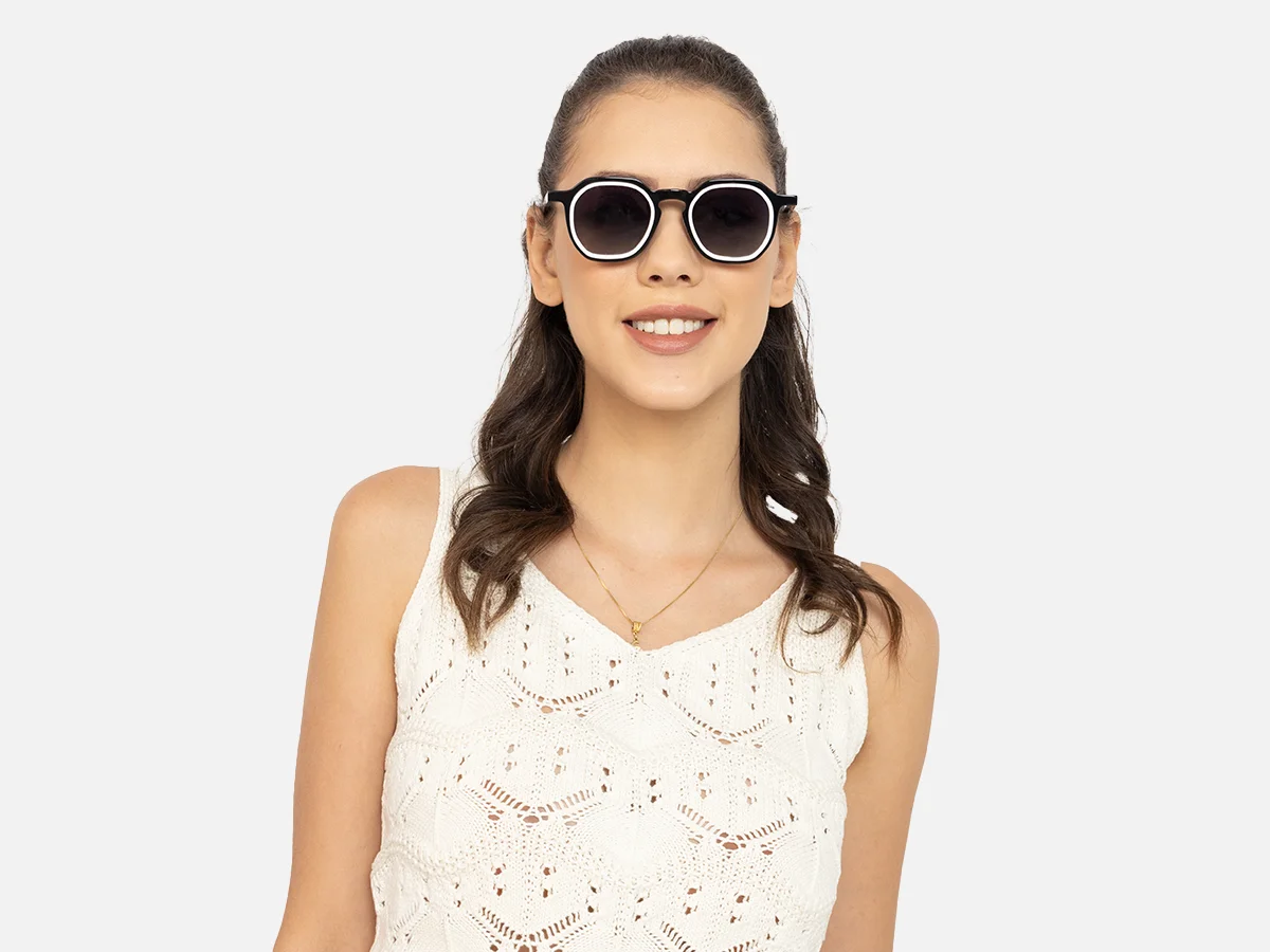 Black And White Designer Sunglasses-51