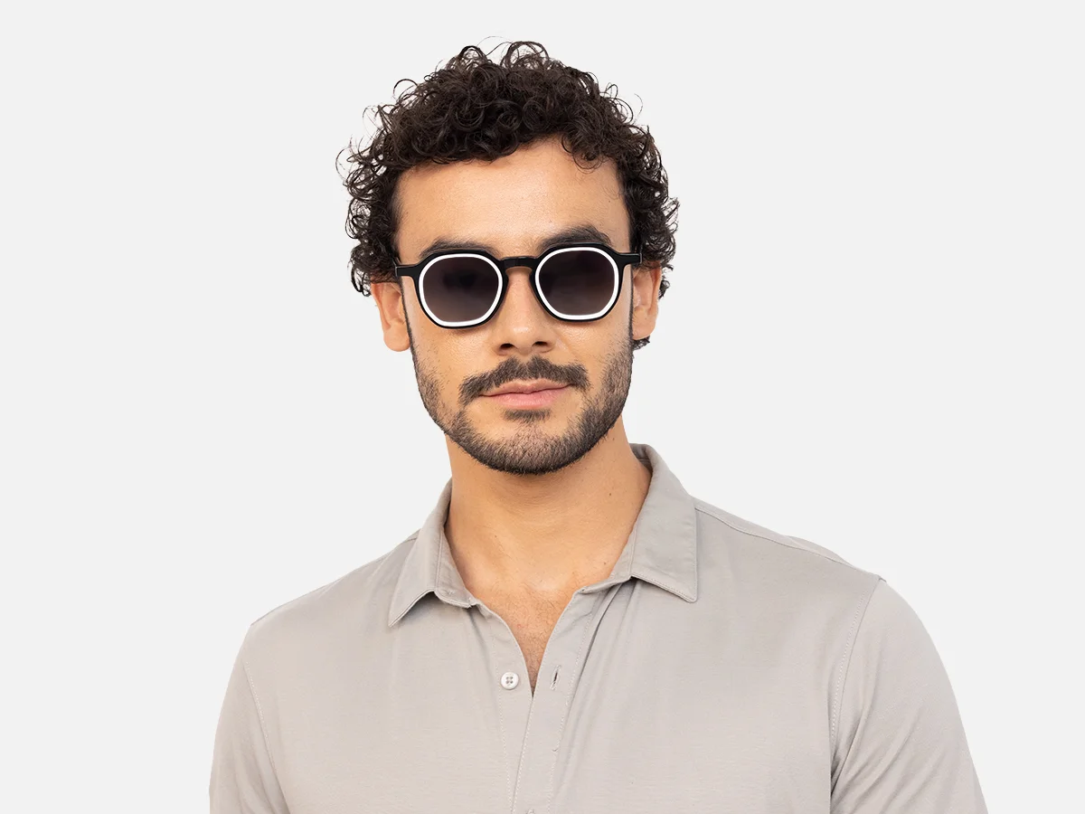 Black And White Designer Sunglasses-41